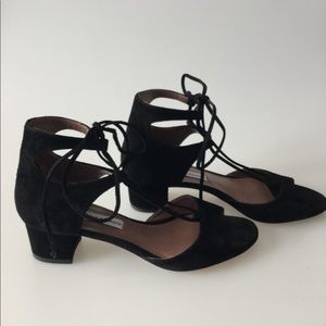 TABITHA SIMMONS // Lace up suede sandals